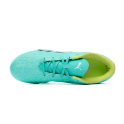 Bota Puma Ultra Play MG Niño -Botas Pro Ventas bota puma ultra play mg nino electric peppermint white fast yellow 4